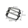 Stainless Steel Double Pin Buckle Solid Cowboy Belt Hardware Roller Wastband Head 44mm 41mm 60mm 6