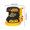 PATUOPRO 125MM Electric Cordless Disc Random Orbital Sander 3-Speed Brushless Grinding Polisher Compatible Makita 18V Battery 3