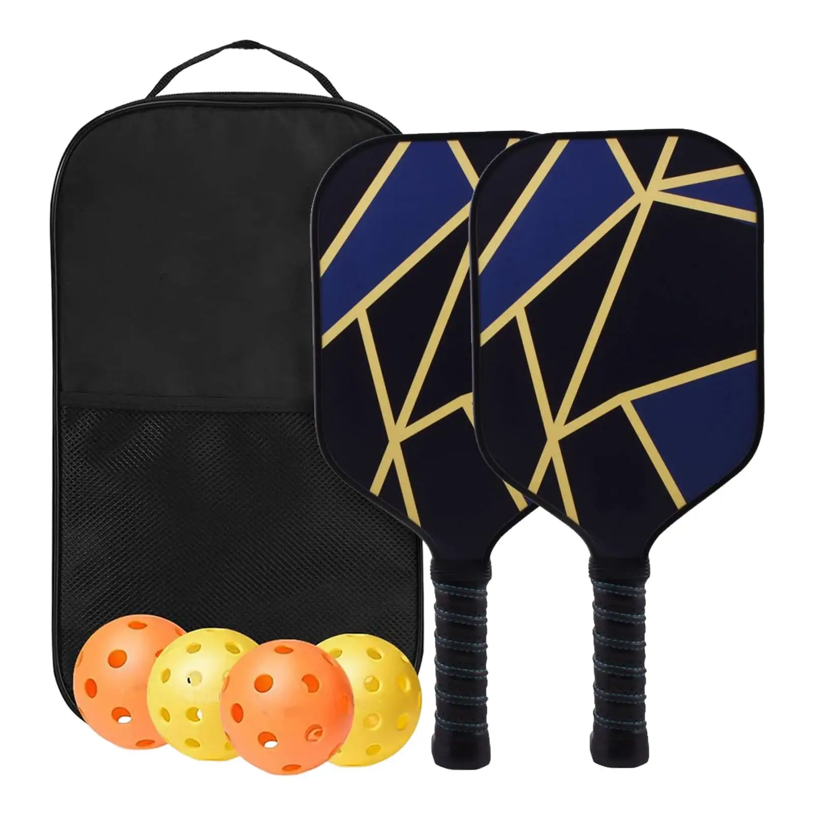 

2Pcs Portable Set with Carrying Bag Gift Professional Pickleball Rackets for Indoor Outdoor Beginner to Advanced Player