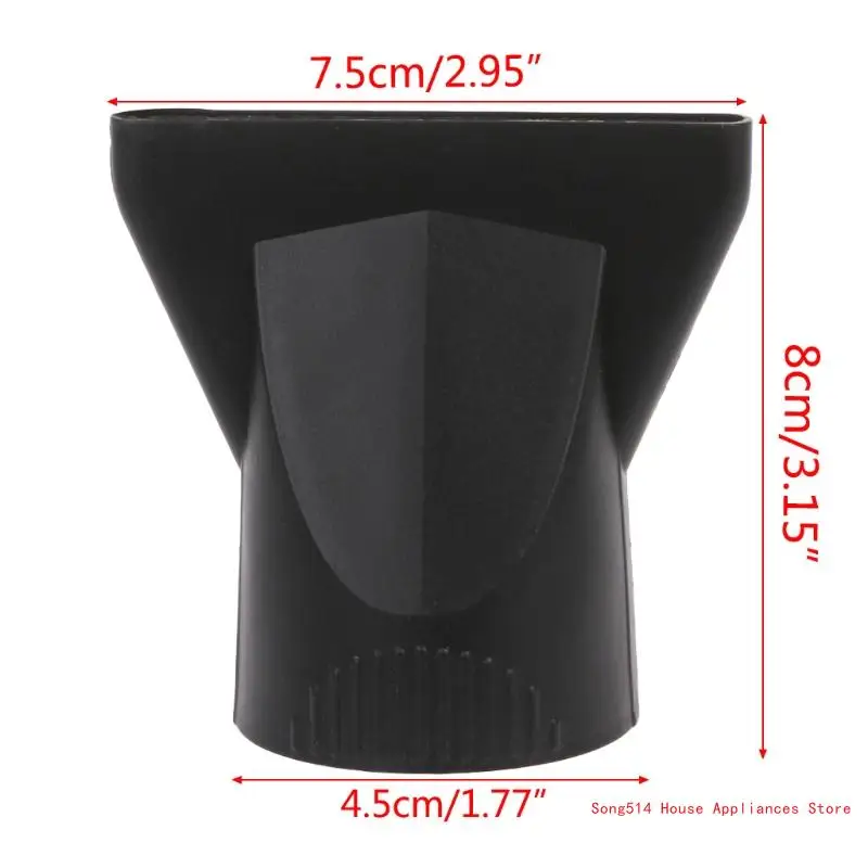 2Pcs Hair Dryer Nozzle Hair Dryer Diffuser Drying Cover Narrow Concentrator Replacement Hairdressing Salon Styling Tool 95AC Hair Dryer