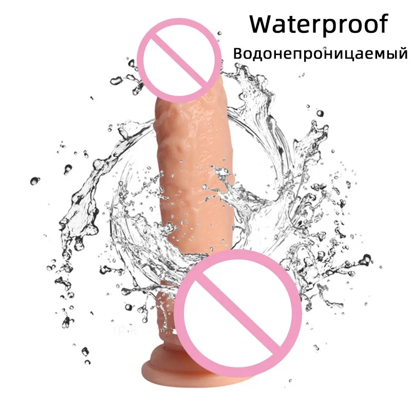 4 Size 5 Color Realistic Dildo Masturbate Soft Jelly Big Dildos With Suction Cup Adult Vibrator Anal Plug Trainner Crystal Penis