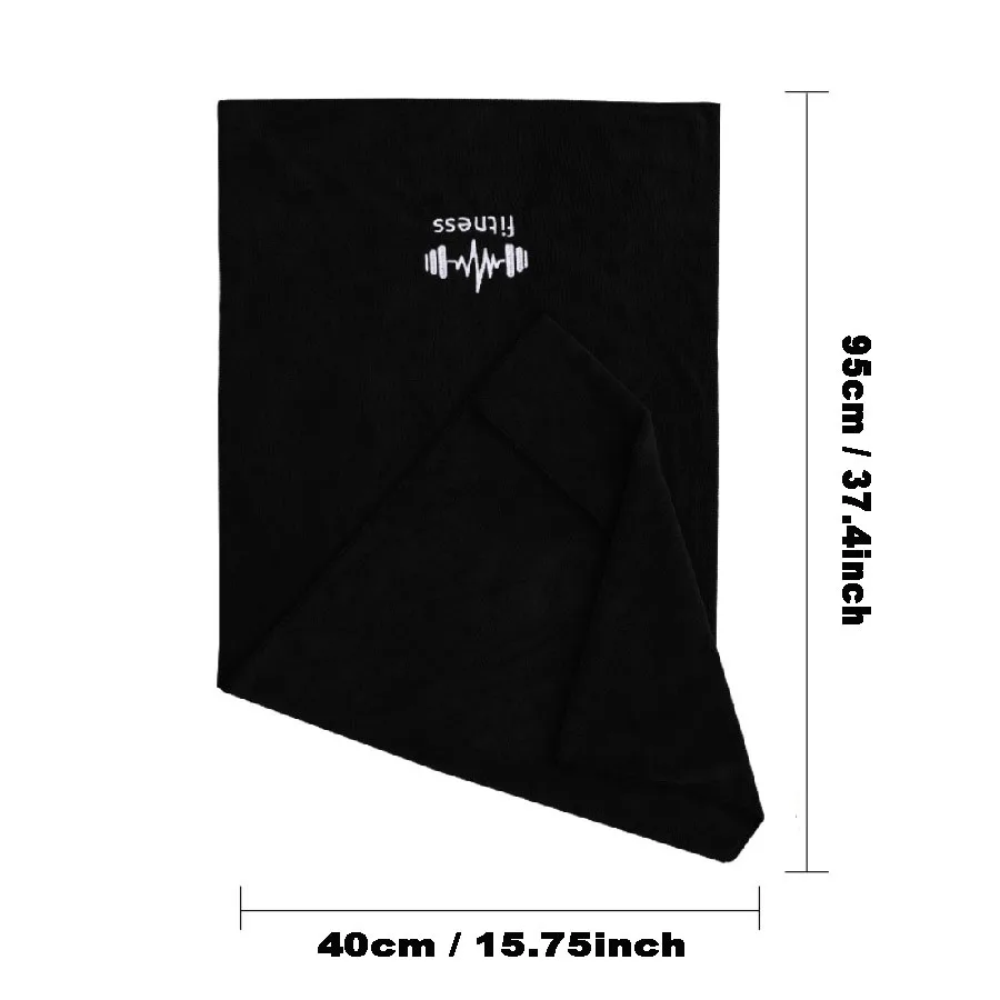 마이크로화이버 스포츠 피트니스 타월, 초극세사 퀵 드라이 땀 흡수 타월, 헬스장, 요가, 테니스, 수영, 야외 활동에 다용도로 사용 가능