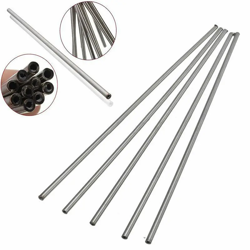 304 Stainles Steel Capillary Tube OD 1/1.5/2/3/4/5/6/8/10/12 mm Length 500 mm Silver for Hardware Accessories,stainless steel tube