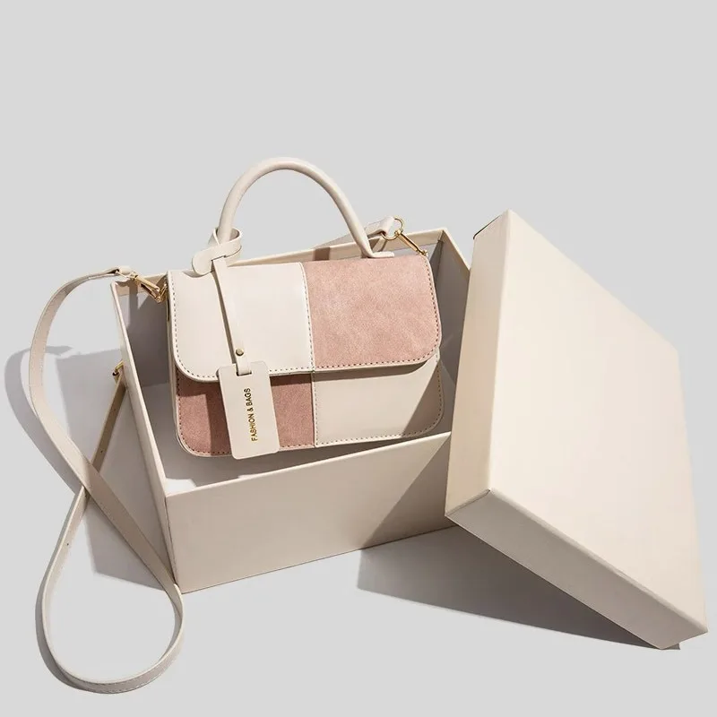 French retro women shoulder bag