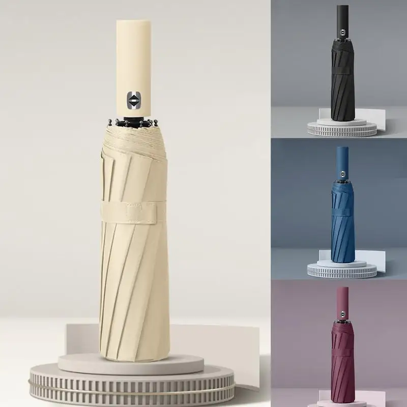 

Автоматический складной зонт с 24 ребрами, большой зонт от солнца, ветрозащитные дорожные зонты от дождя, портативный анти-УФ-зонт для мужчин и женщин