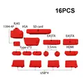 16pcs red