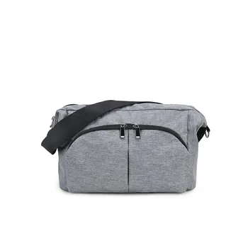 Borsa Portatile Monospalla per Mamme, Borsa Portatile per Passeggino con Coppia di Ganci, Borsa da Viaggio Multifunzionale per Mamma e Bambino