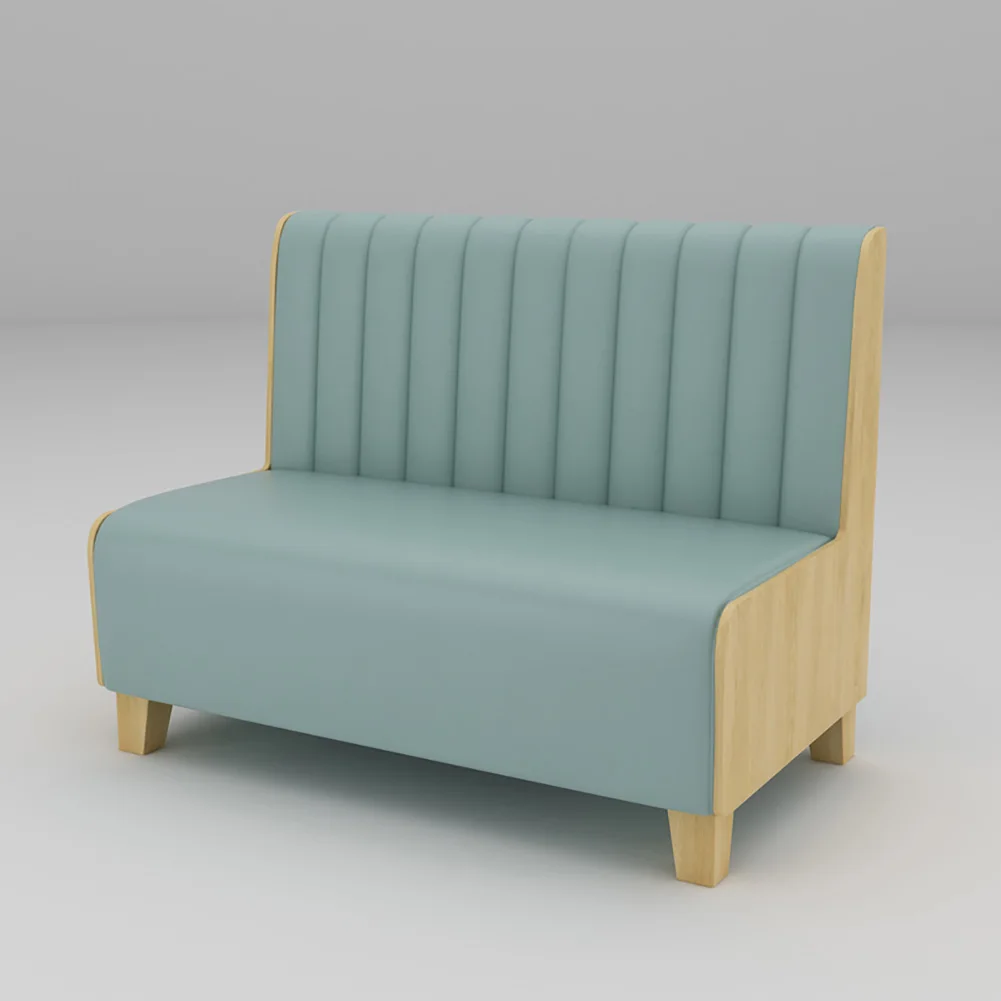 Card Seat Sofa Cafe Commercial Table and Chair Combination Wall Stool Commercial Furniture