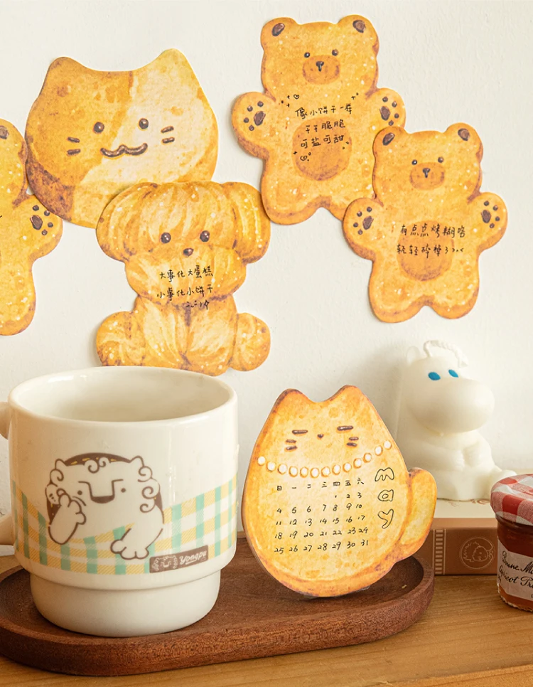 4 Stile, 30 Stück, niedliche Tierplätzchen, Memo-Aufkleber, Nachrichtenpapier, DIY, handgefertigte Materialien, Sammelalbum, Hintergrunddekoration – Detail 9