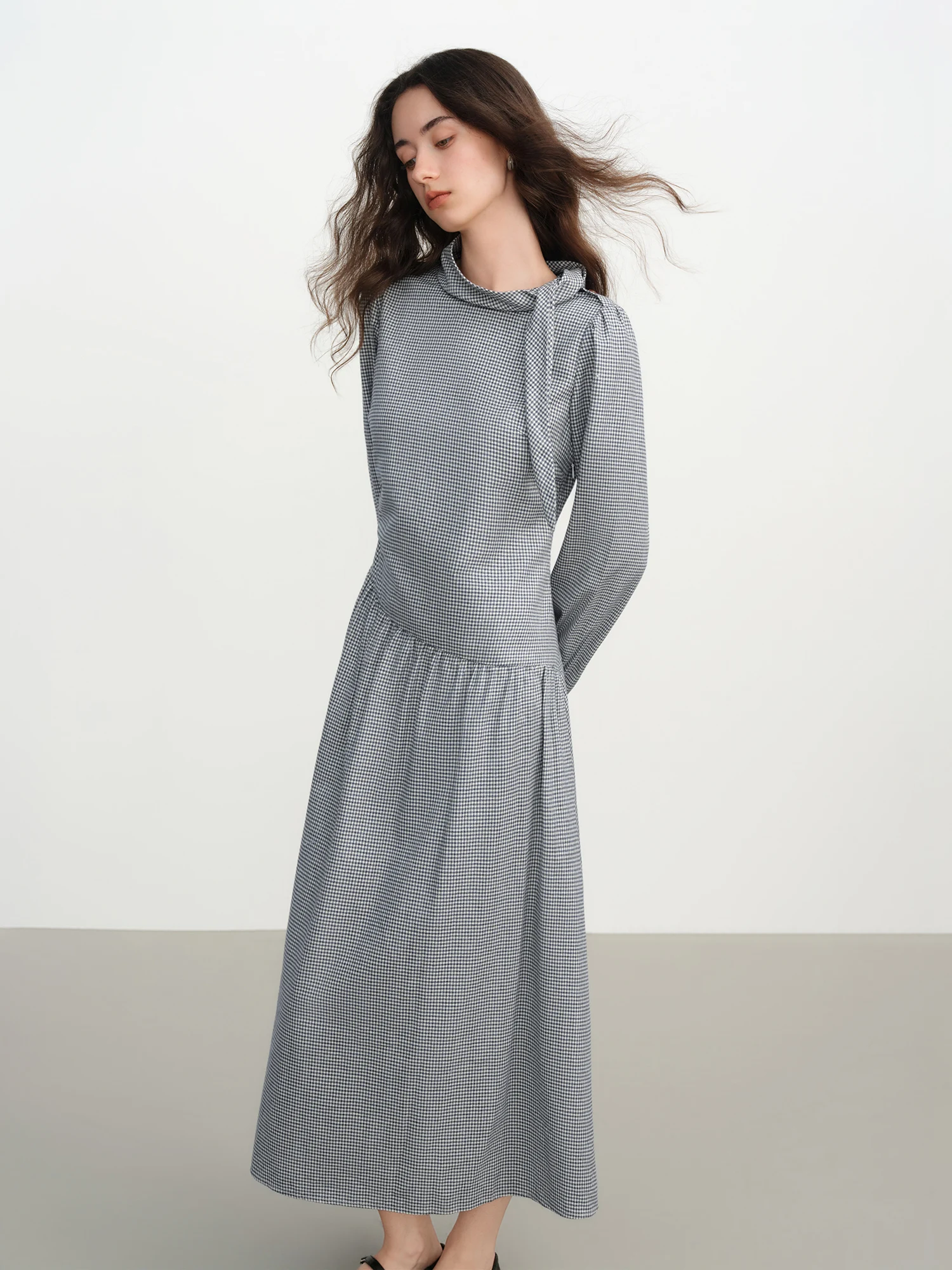 Dress Grey Pleated Skirt New Look Black Leather-Look Pleated High