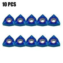 

10pcs New WNMG080404 Blade HRC45 Blue Nano Carbide Insert Turning Tools WWLNR/L MWLNR/L C# Turning Tool Trimming