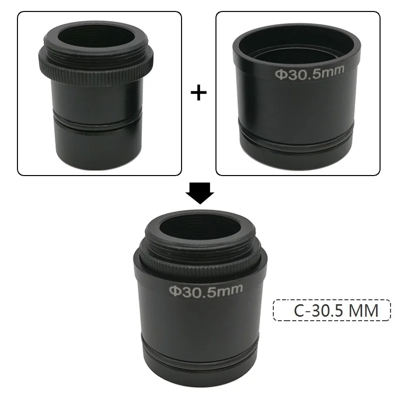 Adapter Ring C Mount to 1.25 inch 23.2mm 30mm 30.5 mm Diameter Microscope Connect Electronic Eyepiece CCD USB Camera telescope adapter microscope adapter
