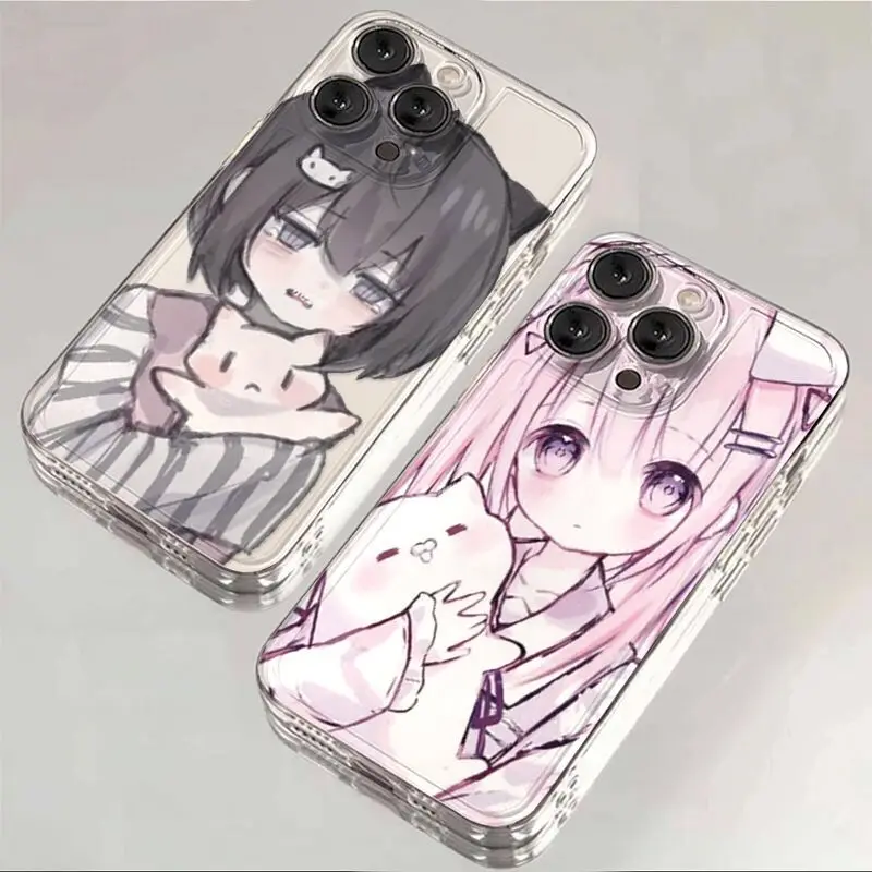 Cute Cartoon Girl Japanese Anime Phone Case Cover