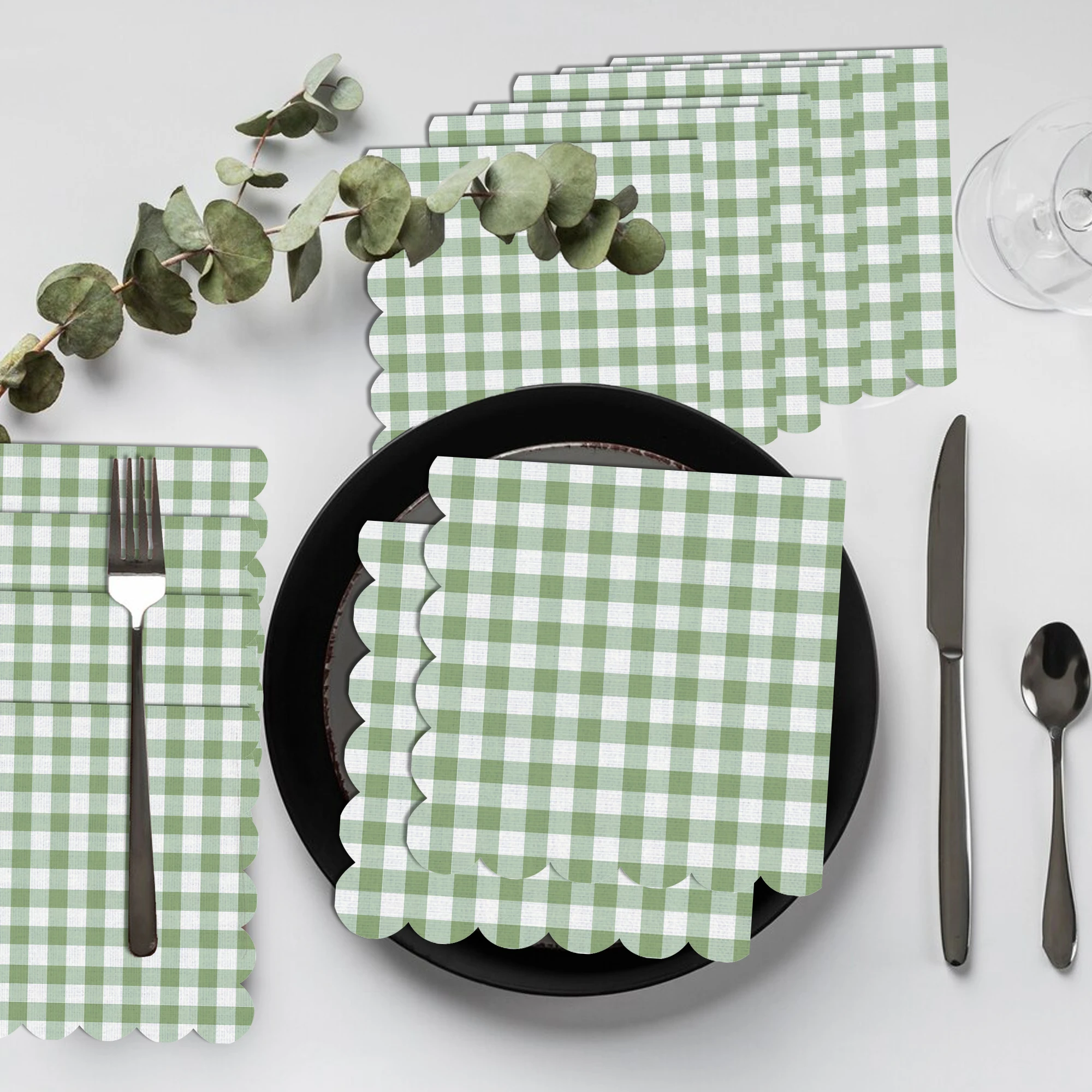 Hochzeit Servietten Blume Rose Muster Einweg Geschirr Servietten Taschentücher Abendessen Papier Für Hochzeit Geburtstag Party Decor – Detail 12