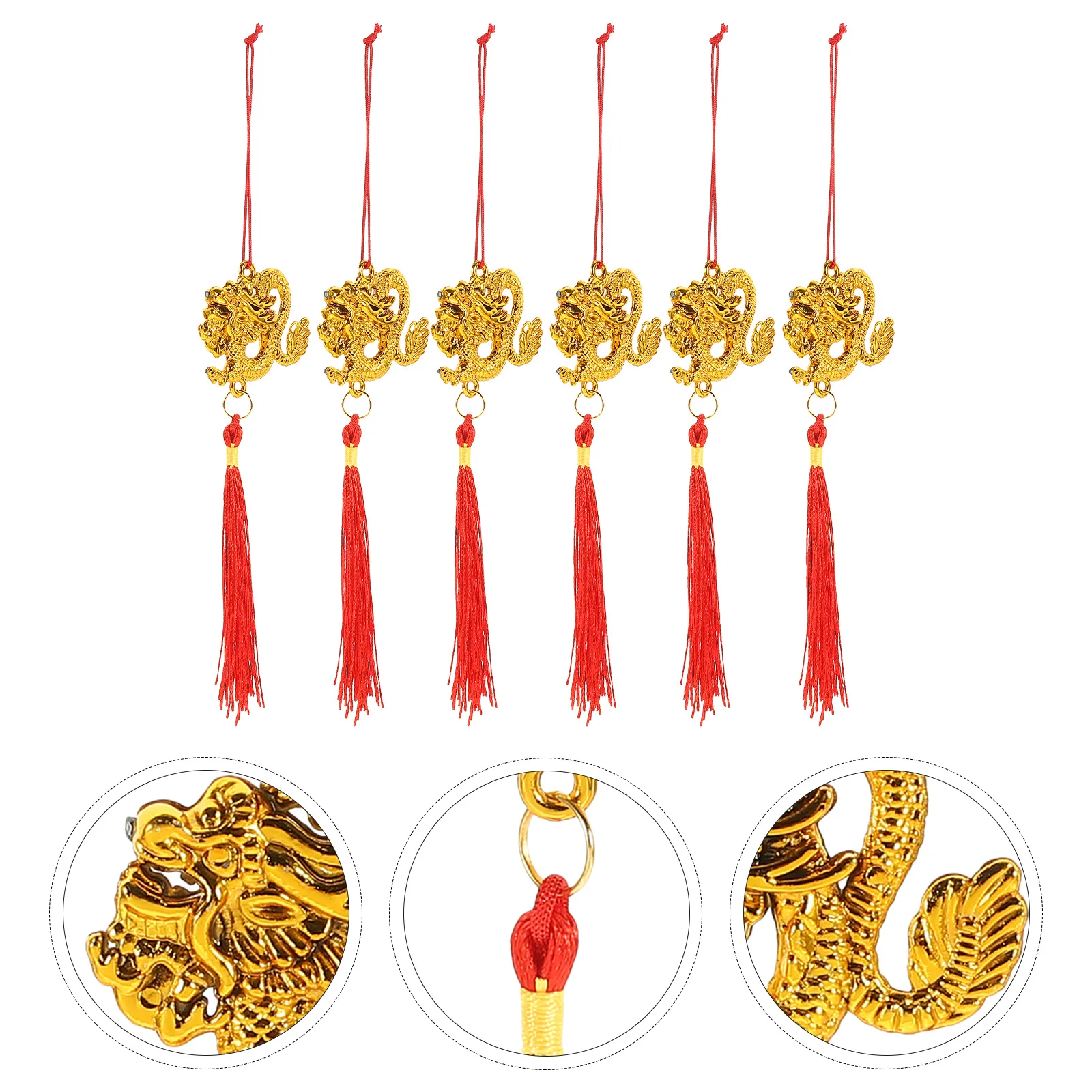 

Chinese Style Hanging Decoration New Year Decorations Tassel Dragon Pendant Bonsai Decor