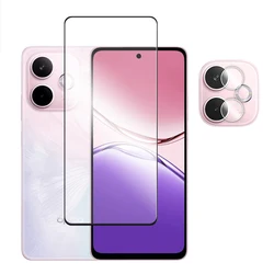 Universal 6 - in - 1 Tempered Glass Screen Protector - 2.5D Full Cover Film - OPPO A5 Pro 4G (1 Glass and 1 Lens)