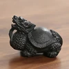 Dragon Turtle Statue Money Wealth Animal Figurine Tea Pet Home Decor Office Ornament TeaWare Natural Stone Fortune Lucky Gift 1