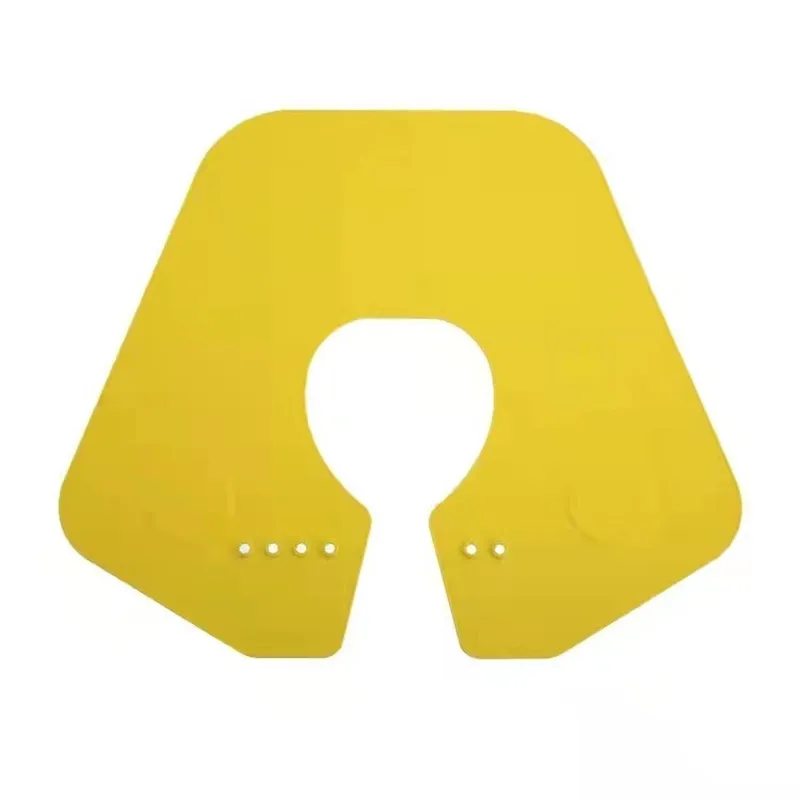 Tintura de Cabelo Capa à Prova Corte de Cabelo Profissional Corte Perming Collar Dwaterproof Água Silicone Pescoço Escudo Xale 8 Tintura de cabelo profissional corte perming collar