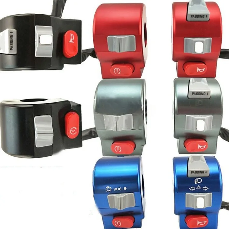 

Переключатель в сборе для электрического мотоцикла, скутера с ЧПУ, алюминиевый сплав 22 мм для Yamaha