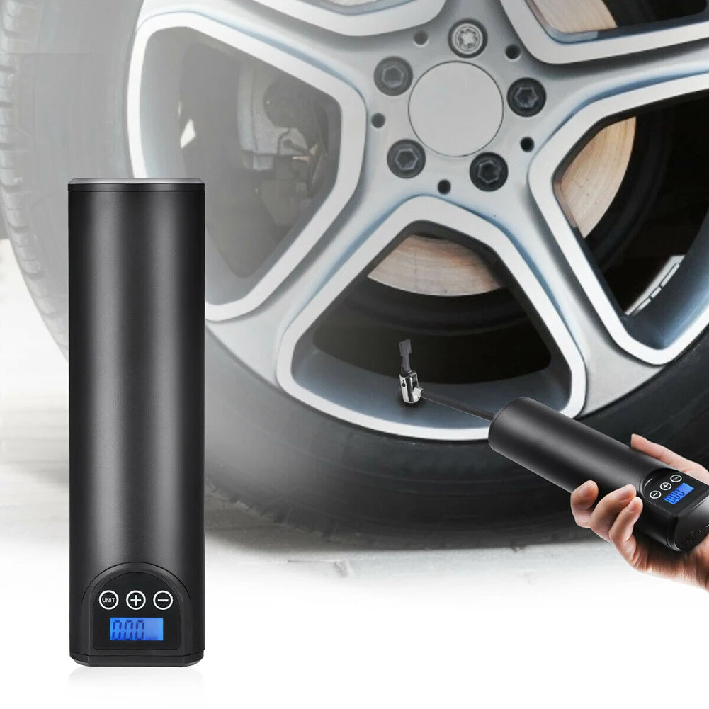 

Handheld Multifunctional Car Air Pump Compressor Built-in Led Lights Mini Portable Wireless Rechargeable Car Tire Inflator
