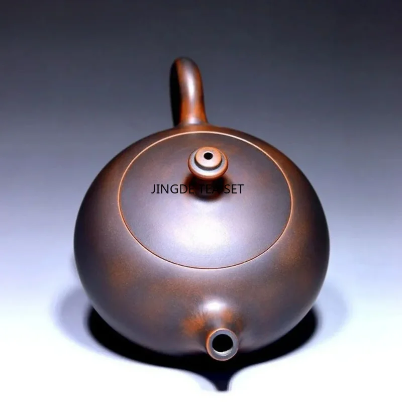 220ml handmade Qinzhou mud star purple clay tea set pottery kiln exchange Guifei pot household filter pot