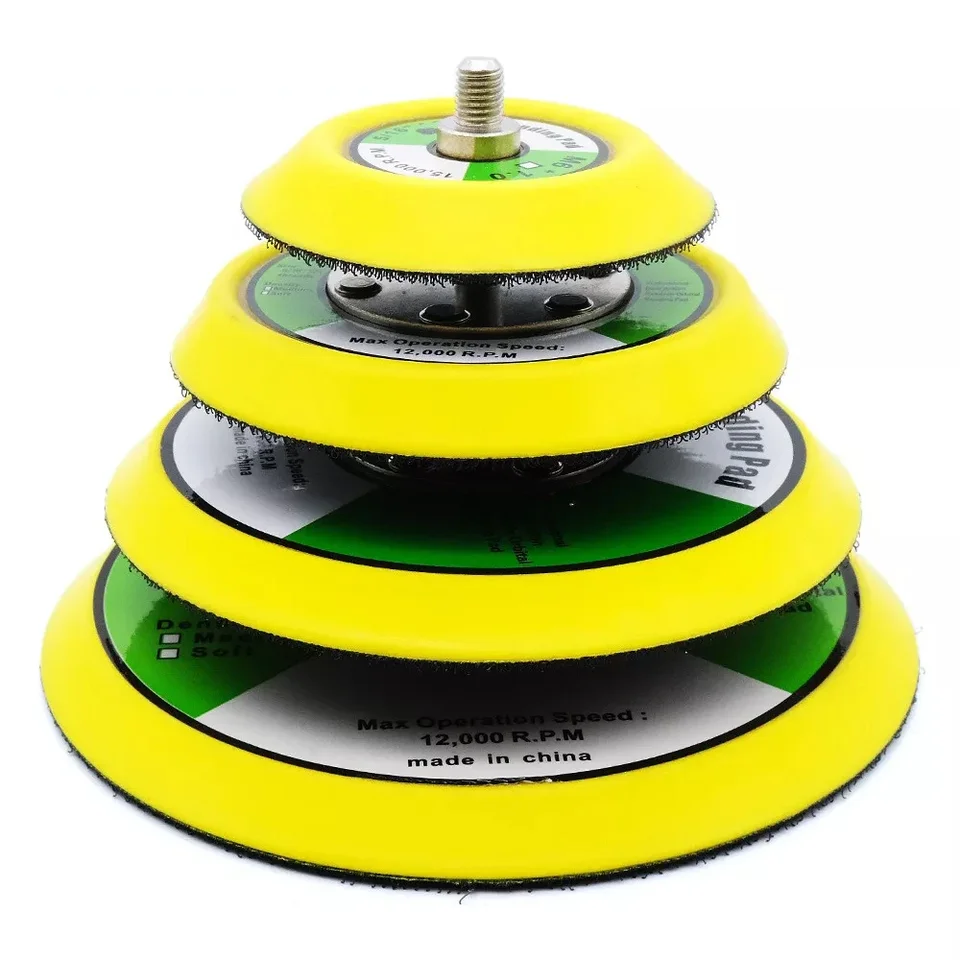 Lot De 2 Tampons De Polis à Filetage M6 12 000 Tr/min Dos Velours