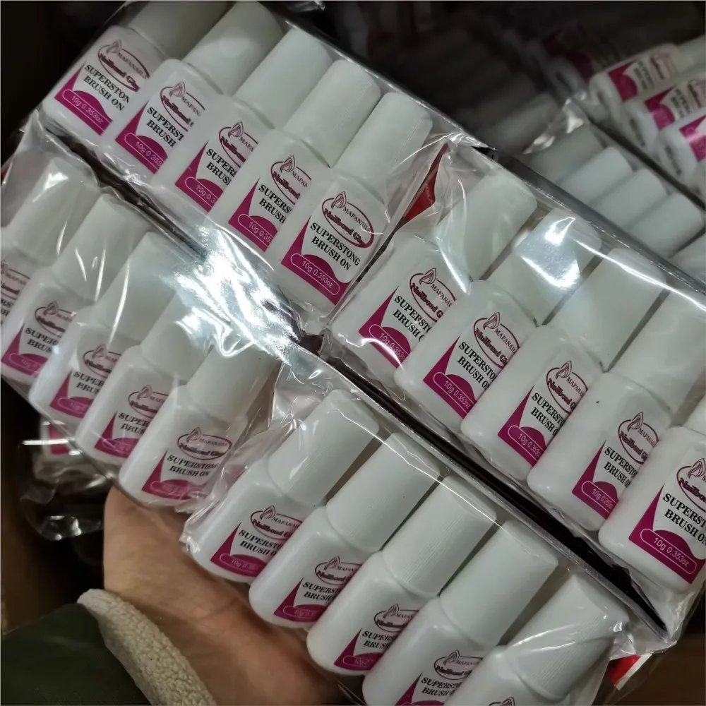 10g Fast Drying Nail Glue for Acrylic False Nails Rhinestone Stick On Gems Nail Decoration Extension Adhesive Nail Art Bond Glue 2