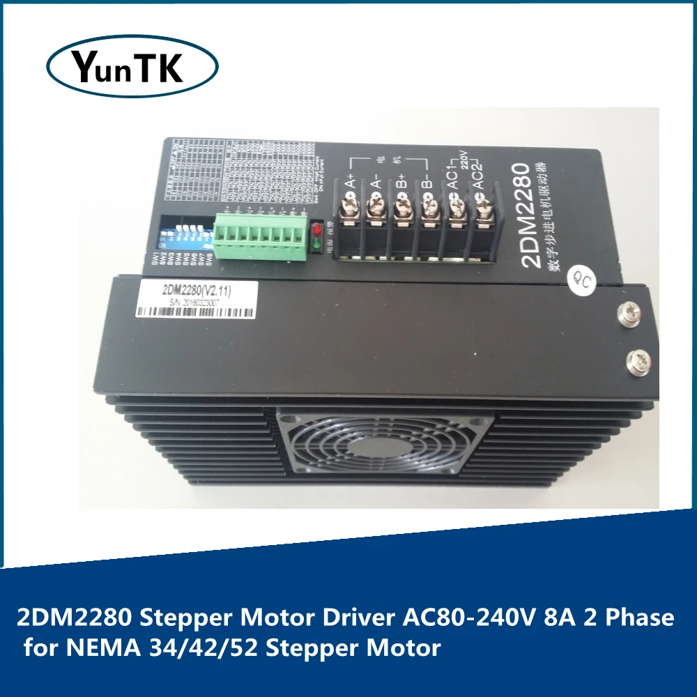 2DM2280 Stepper Motor Driver AC80-240V 8A 2 Phase for NEMA 34/42/52 |