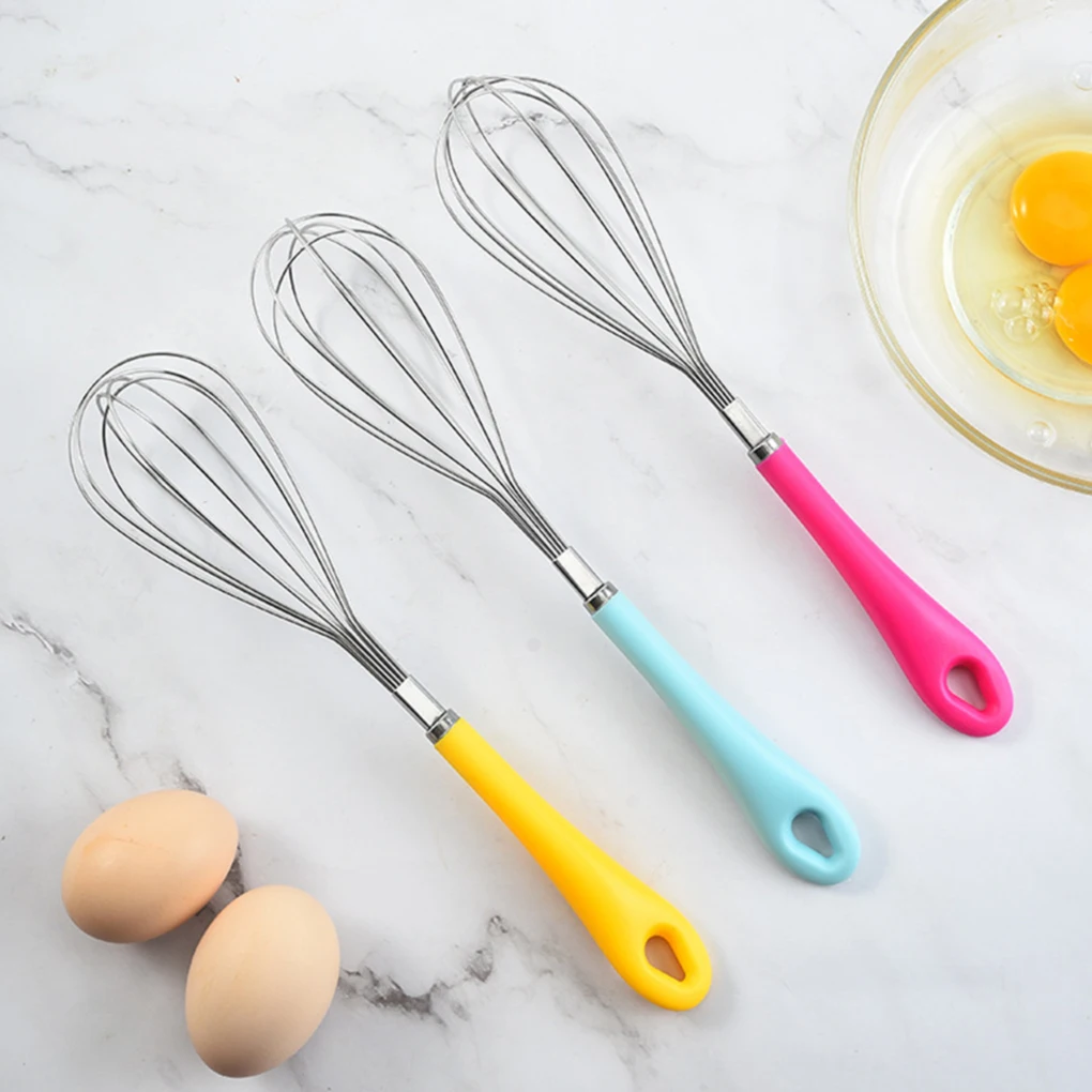 Solid Semi Automatic Egg Beater Egg Milk Frother Whisk Manual Hand