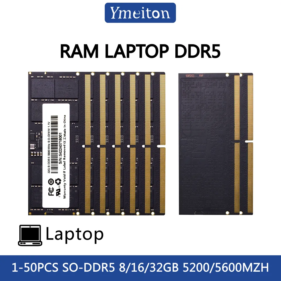メモリアル DDR5 Ymeiton 8GB 16GB 32GB 4800MHz 5600MHz U-DIMM RAM