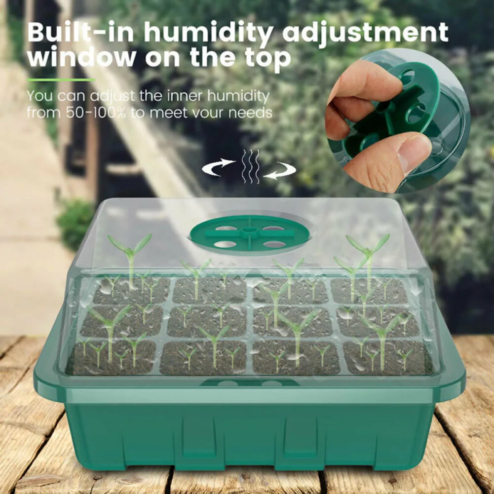 

Greenhouse Nursery Pots Herbs Mini Peppers Plastic Compartments Courtyard Eggplant Farm For House For Potatoes