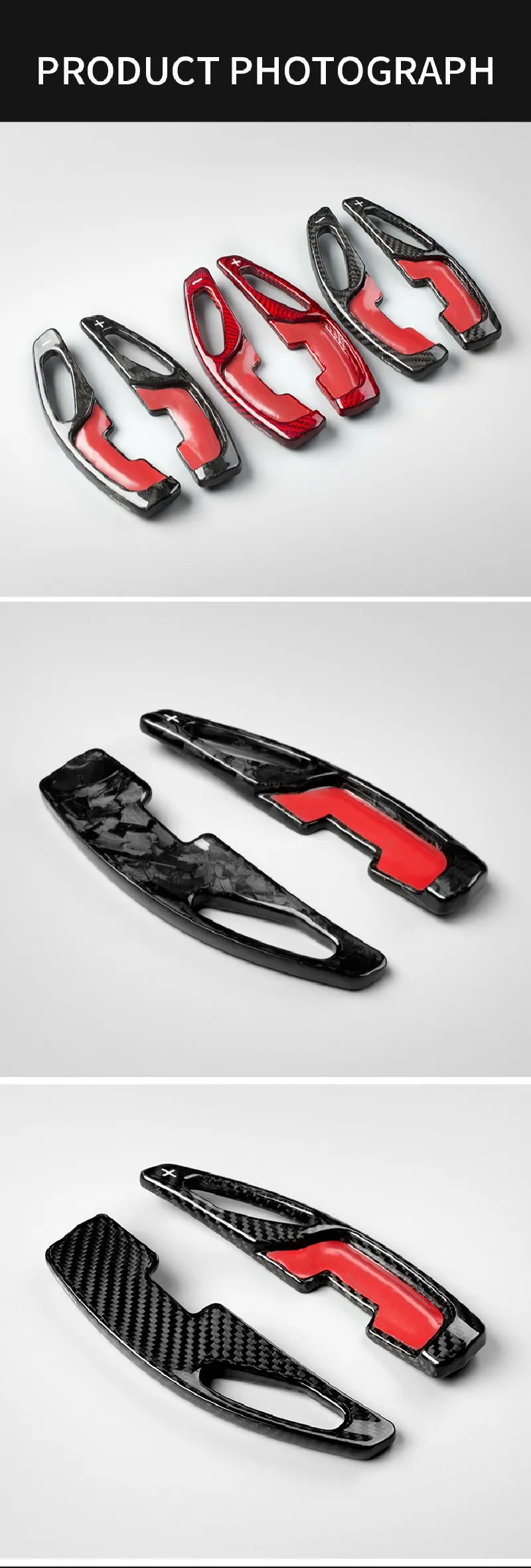 T-carbon Steering Wheel Paddle Shift For Lexus GS250 ES250 RX250 RX Shift Extension Paddles Shifter