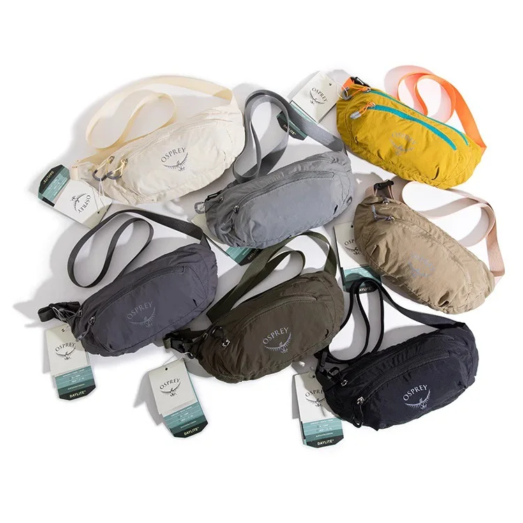 OSPREY ultra lightweight compression portable outdoor sports waist bag waterproof portable lightweight crossbody hiking crossbody bag,waist bag