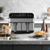 Double 4.5L Cooking Baskets Deep Hot Selling Nonstick Chips Smart Digital Electric Air Fryer for Kitchen 6