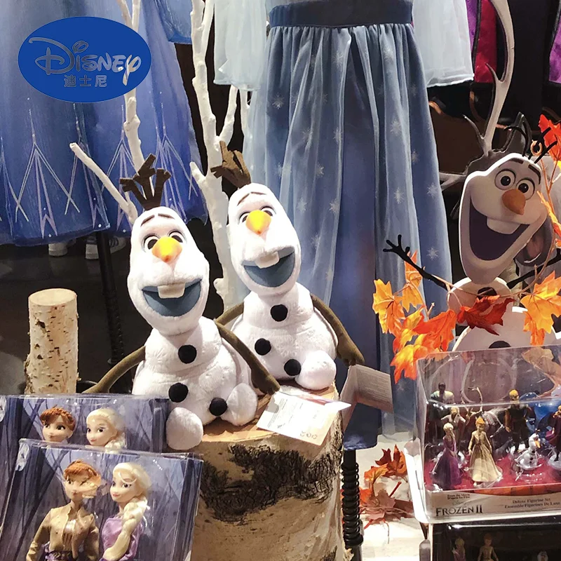 

40cm Genuine Disney Frozen Olaf Plush Doll Super Soft Plush Doll Pp Cotton Filled Girl And Children's Birthday Christmas Gift