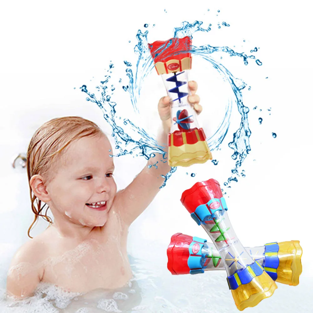 Children's Color Play Cup Rotating Water Leaking Tub Tuning Toy Fun