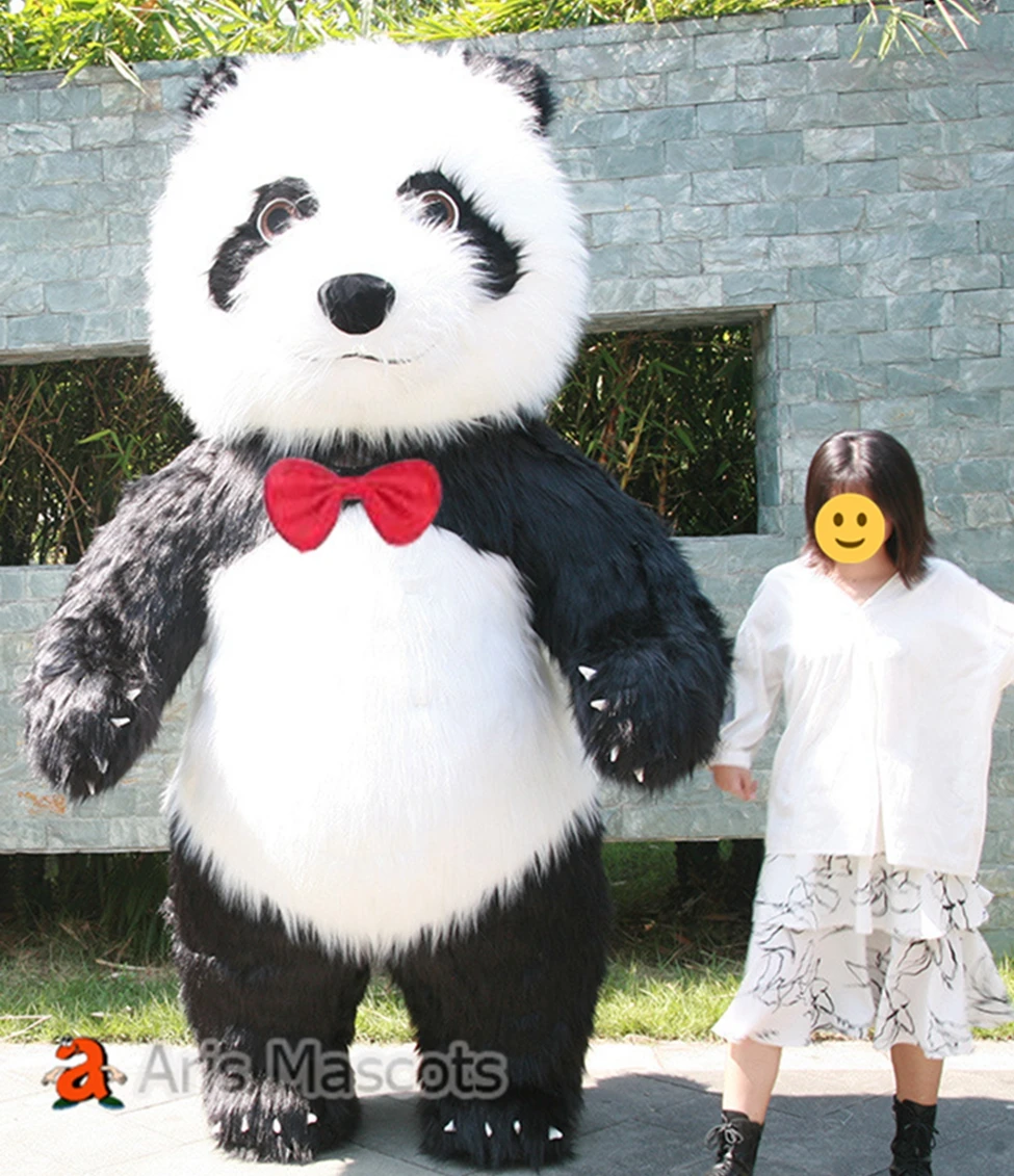 3m Adult Huge Inflatable Panda Costume Polar Bear Blow Up Suit Wearable Inflated Walking Mascot Outfit Stage Wear Funny Dress mascot costume