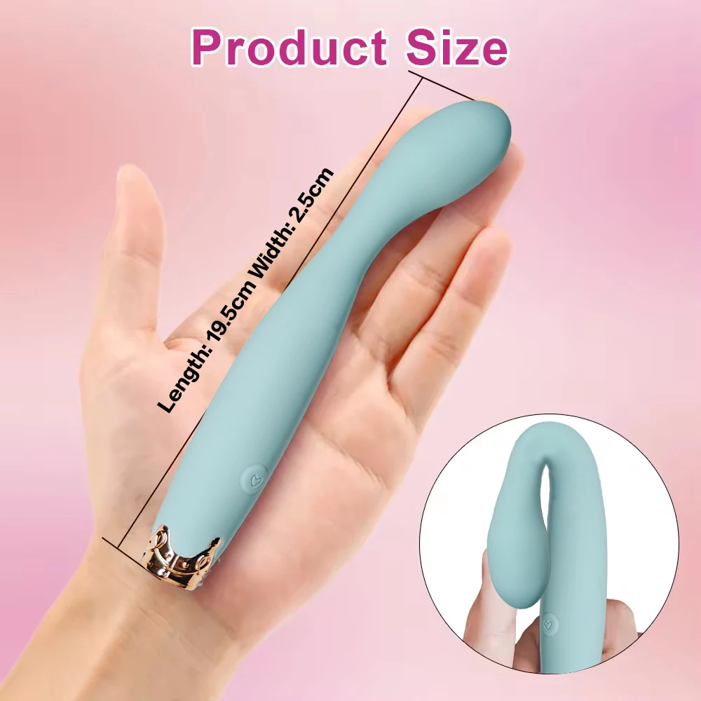 Beginner G-Spot Vibrator for Women 8 Seconds to Orgasm Finger Shaped Vibes Nipple Clitoris Stimulator Sex Toys for Adult Female