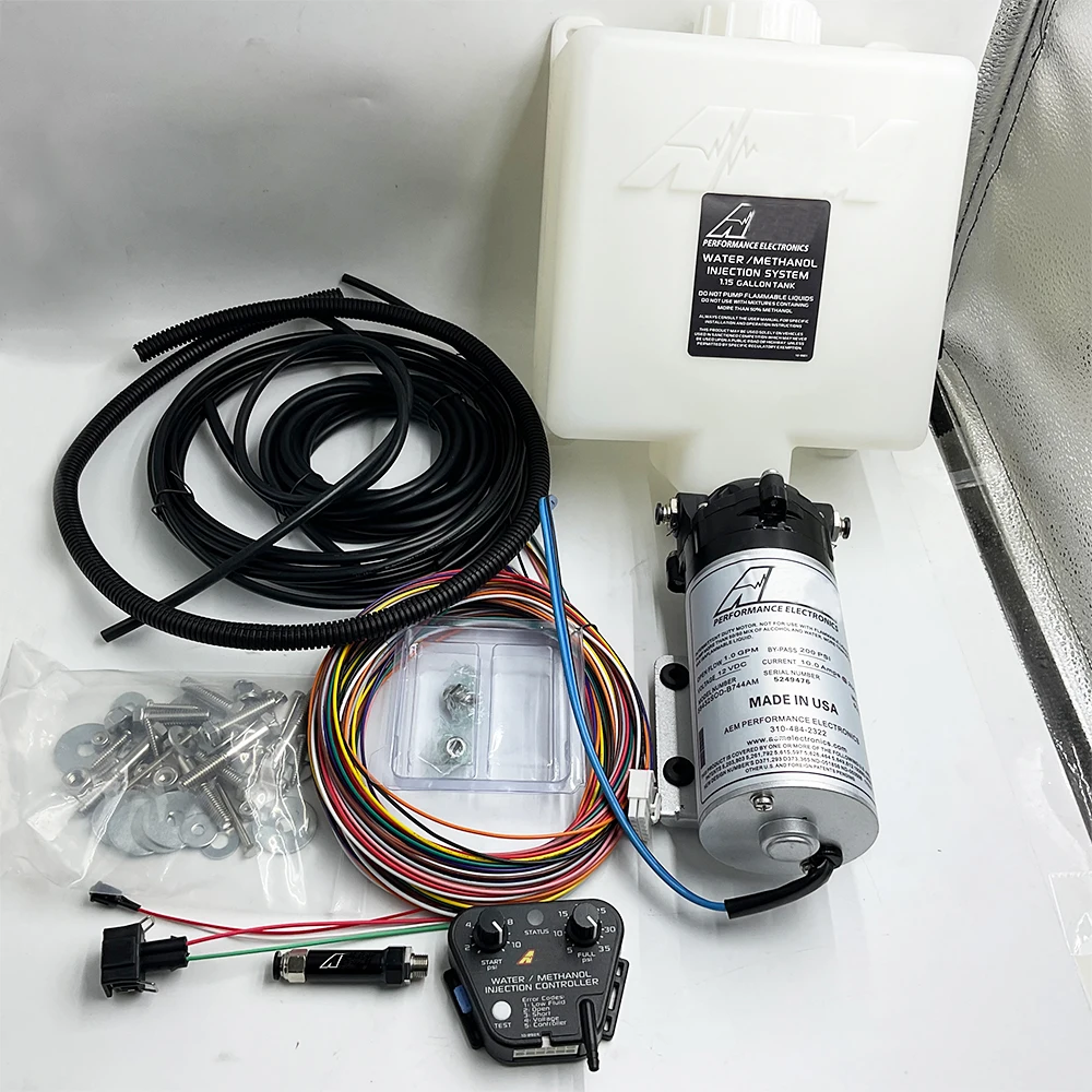 New Set 30-3300 303300 Water/Methanol Injection Kit V2 1 Gallon Tank With Fluid Internal MAP Sensor 30 3300 High Quality For AEM