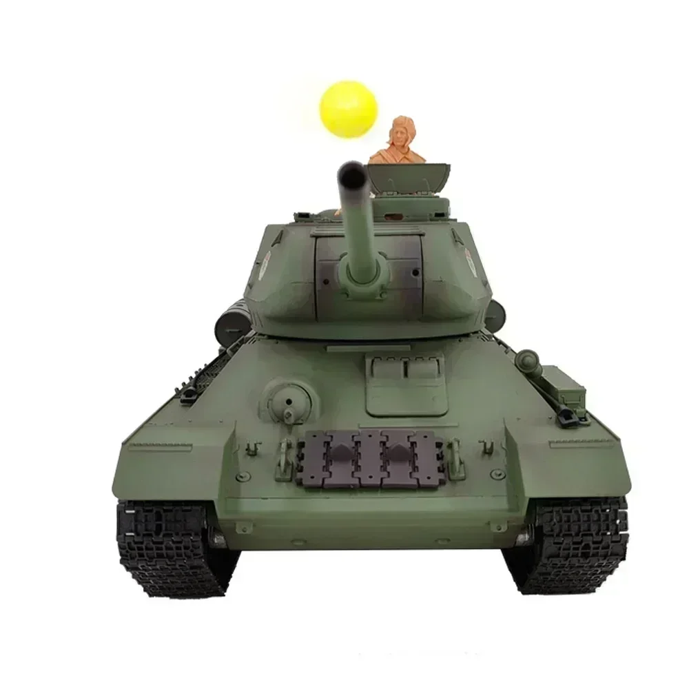New Remote Control Tank Henglong 3909-1 Russian T34/85 Large Multi Functional Combat Simulation Rc Tank Car Model Kids Xmas Gift 5