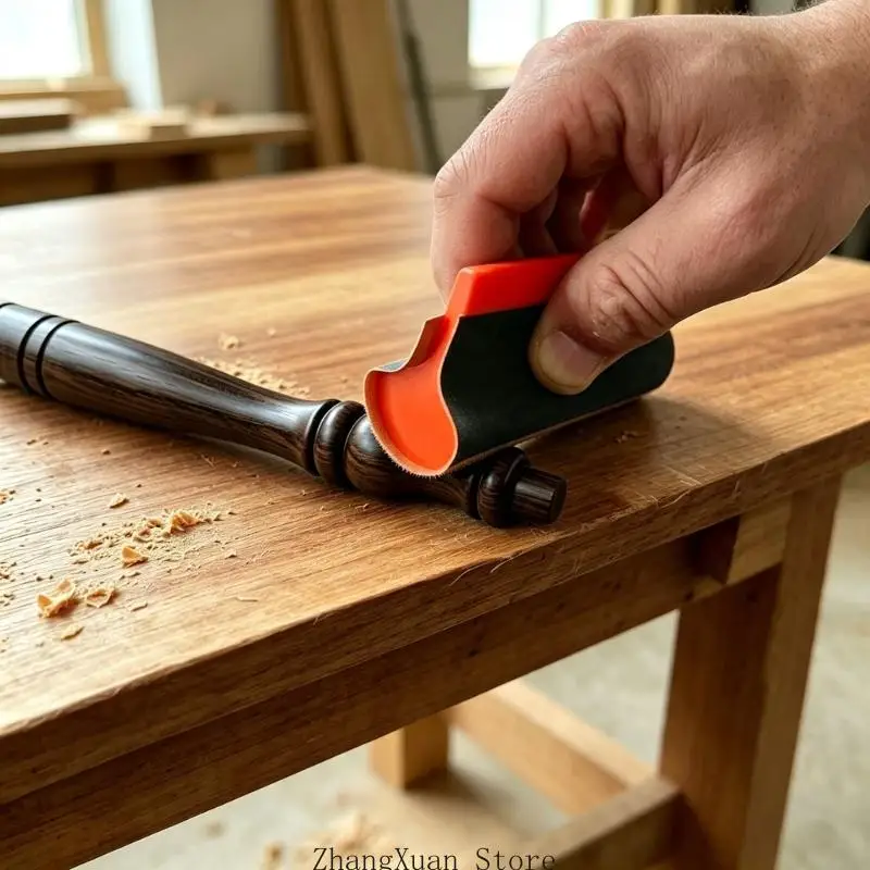 Schleifpapierhalterblock-Set, 14-teilig, sortierter Handwinkel-Schleifgriff für Detailbearbeitung, Konturenarbeiten
