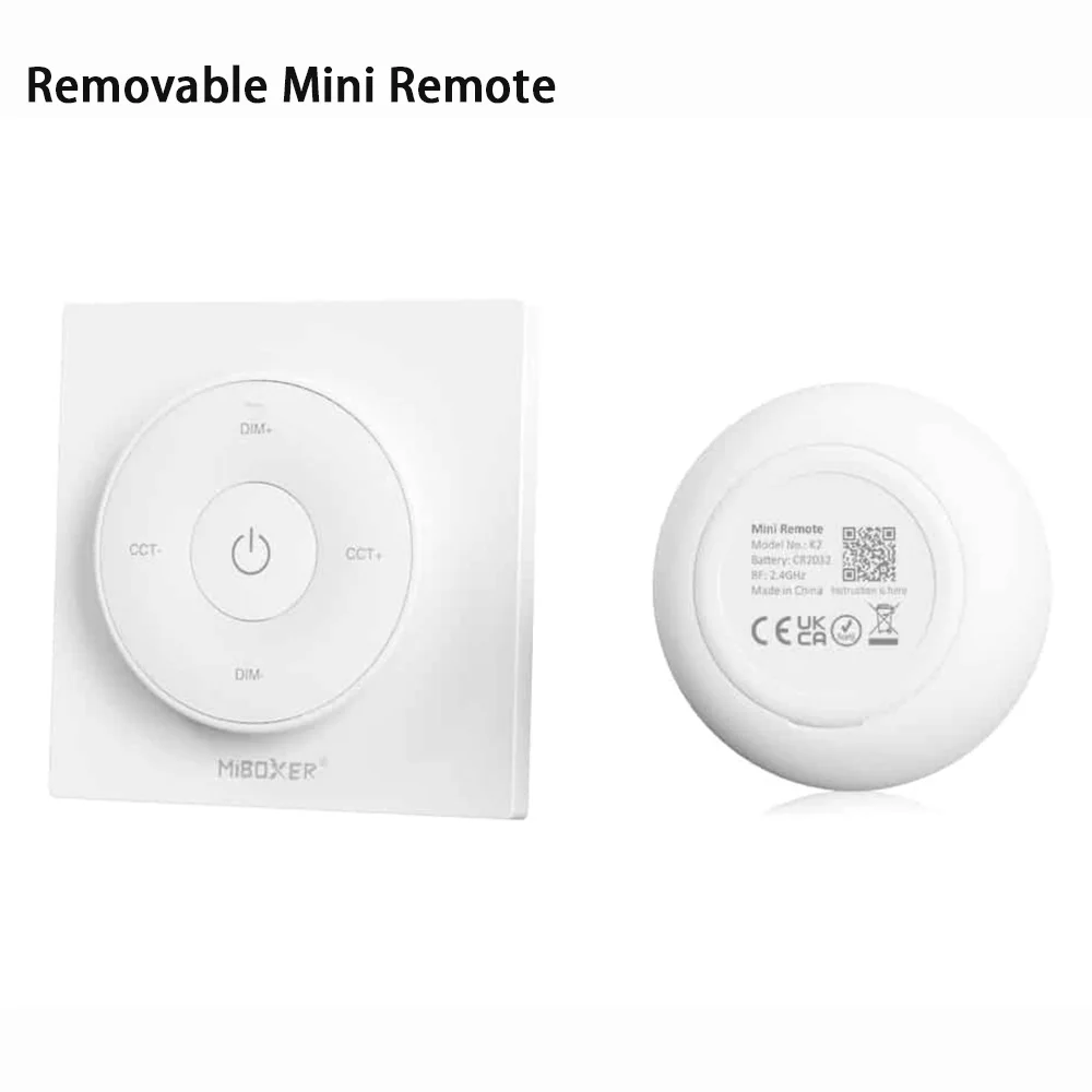 Zigbee 3.0 2 in 1 LED Controller Dimmer  2.4G RF Remote Control Tuya Smart App for DC12V-24V Single Color CCT Led Light Strip