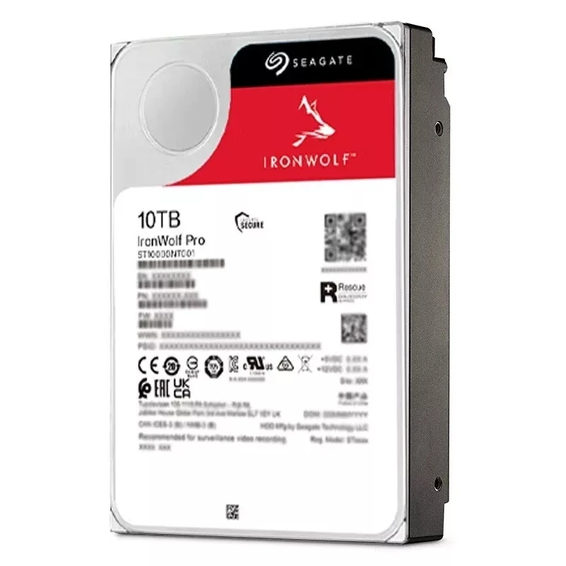 כונן קשיח Seagate IronWolf Pro ST10000NT001 10TB 7200RPM 256MB SATA 6Gb/s