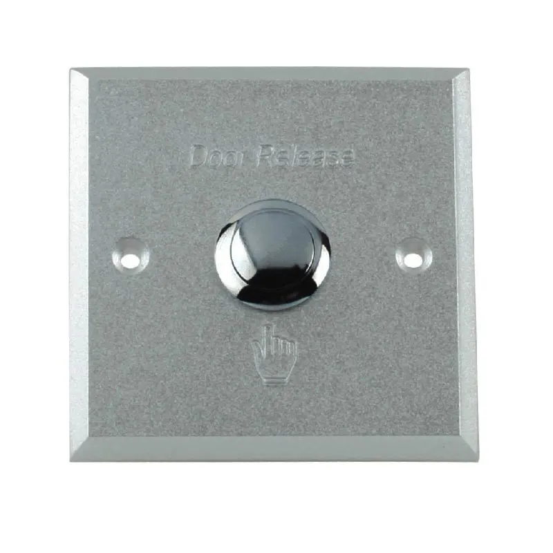 

10pcs Exit Button For Access Control Aluminium Alloy Door Release Dim: 86Lx86Wx20H(Mm)