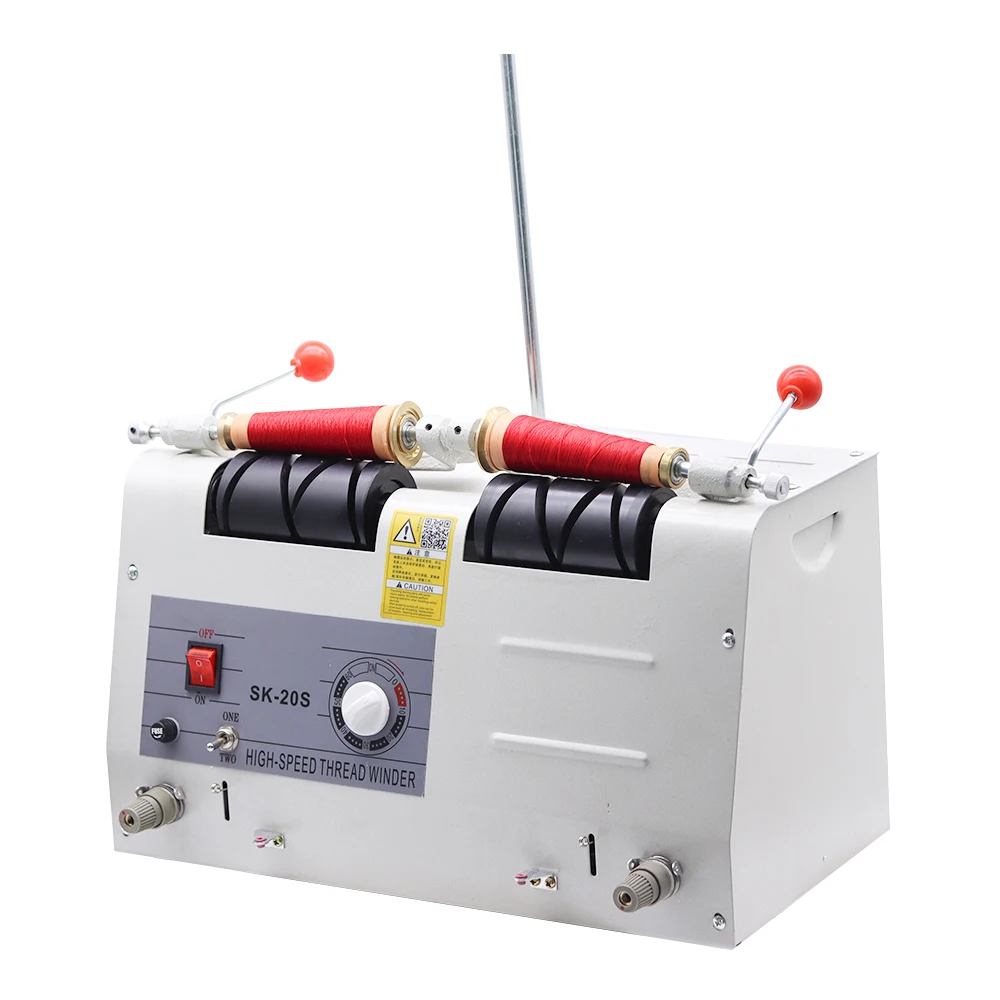BT20S 220V Double-Head Wire Splitter Winding Rewinder Sewing Thread Embroidery Thread Splitter Multi-Function Wire