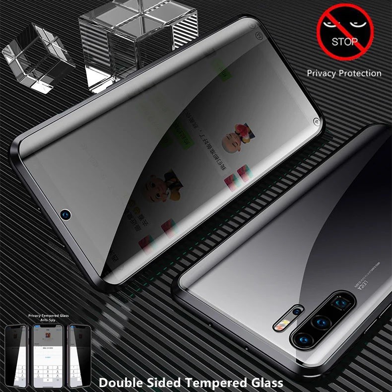 Магнитный чехол с защитой от вскрытия для Samsung S21Ultra S20FE Note 20 10 9 8 S10 S9 S8 Plus A71 A51