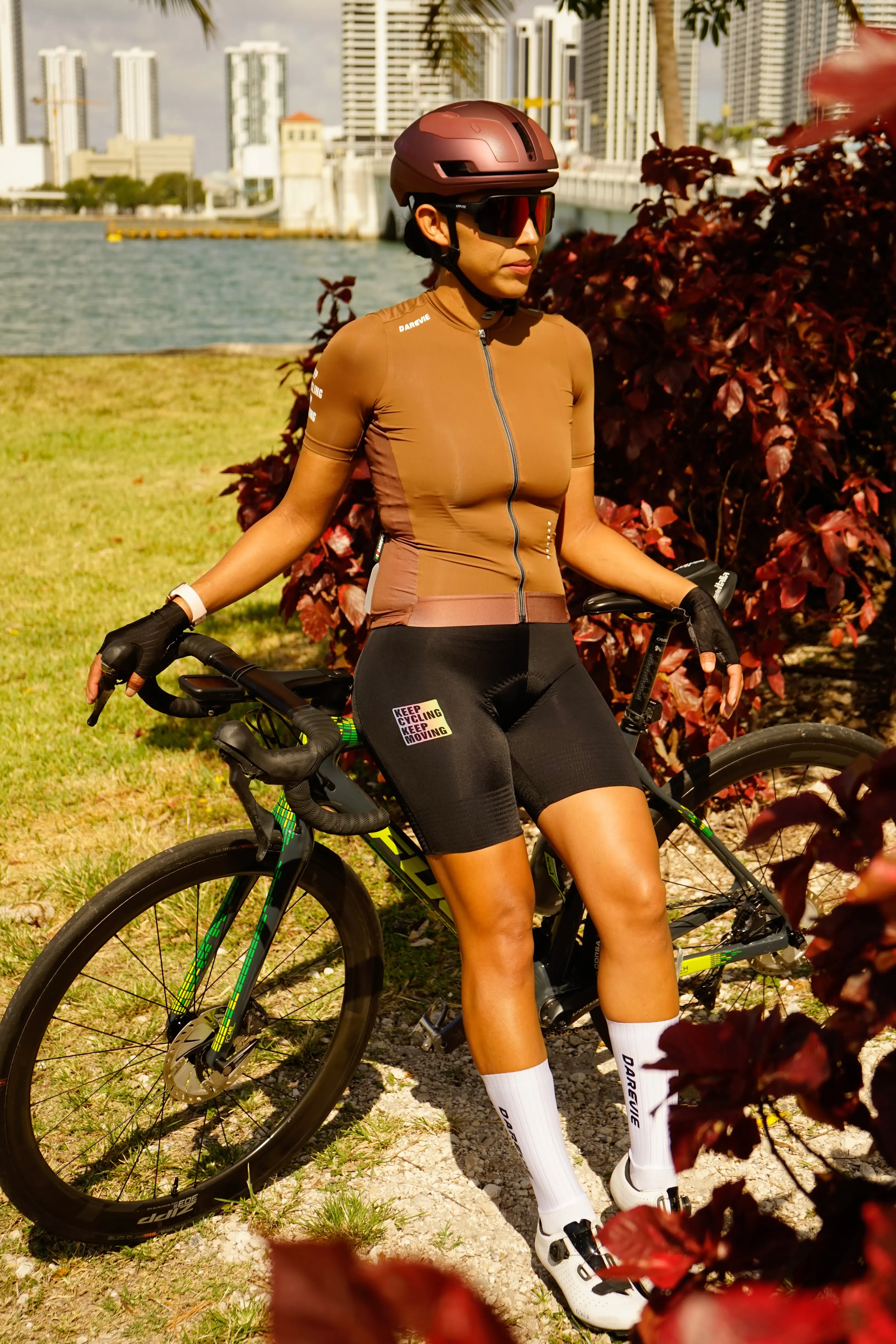 DAREVIE calcetines de ciclismo Aero calcetines de ciclismo de alta