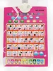 Russian language electronic baby ABC alphabet sound poster infant kids present Gift early learning education phonetic chart 2