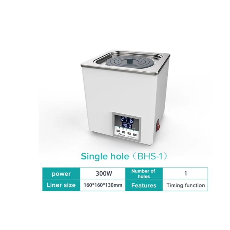 

Laboratory Water Bath Constant Temperature LCD Digital Display Lab Equipment Thermostat Tank Single Hole 220v
