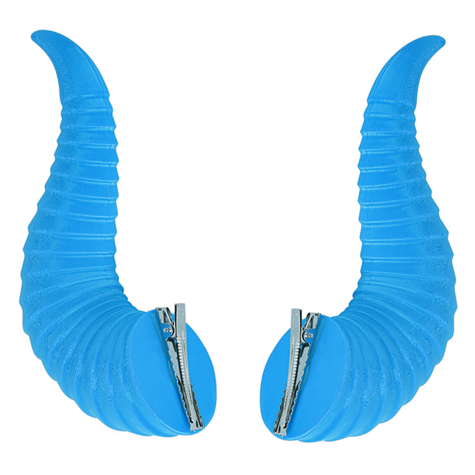 Cute Funny Horn Devil Hair Clips Headwear Anime Costume Props Accessory for Halloween Party Cosplay Role Play Performance